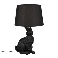 OML-19924-01 Настольная лампа черный Заяц (Кролик) OMNILUX Piacenza